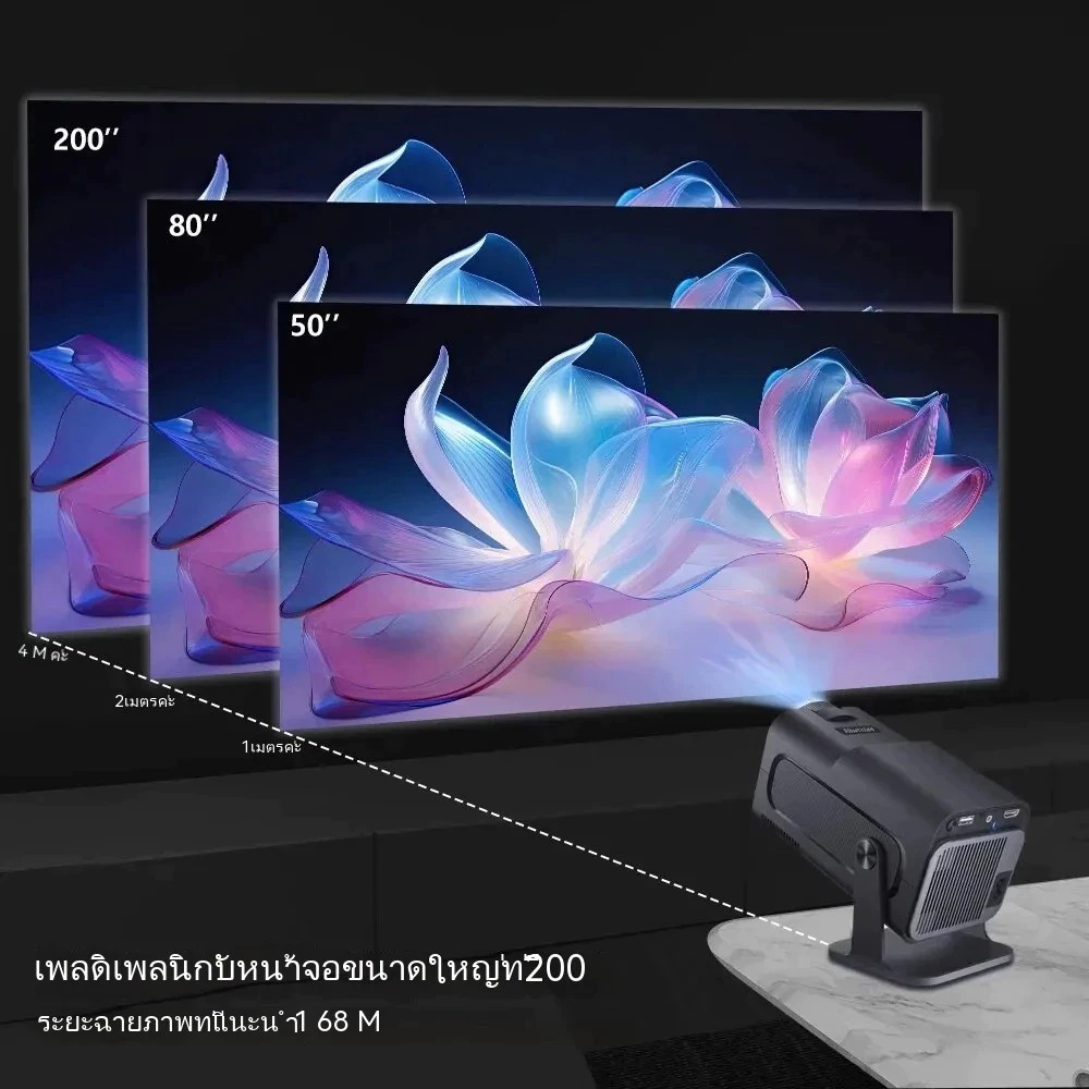 Jual HY320 Pro/HY320/HY320mini Smart Projector 10000 Lumens Wifi ...