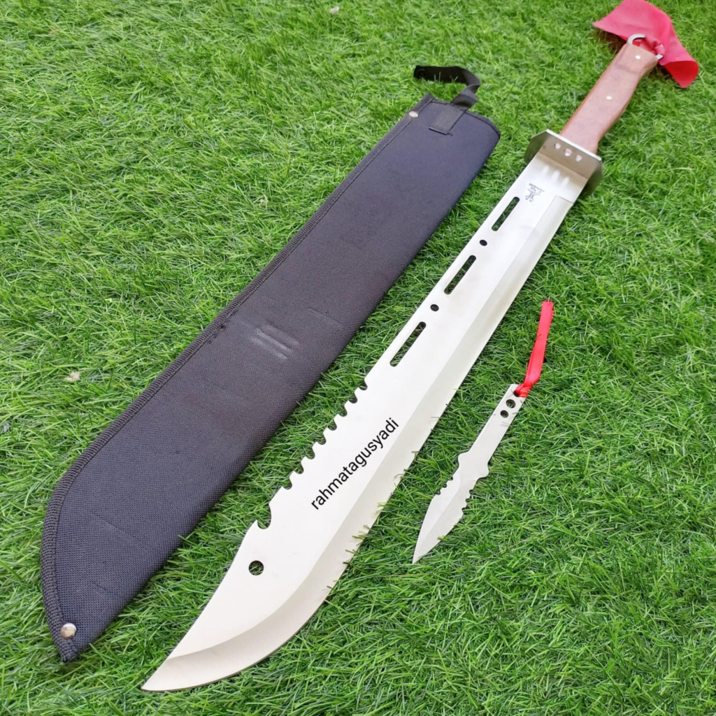 PROMO Pisau Tactical/Pisau Camping 1 Set Stainless Steel