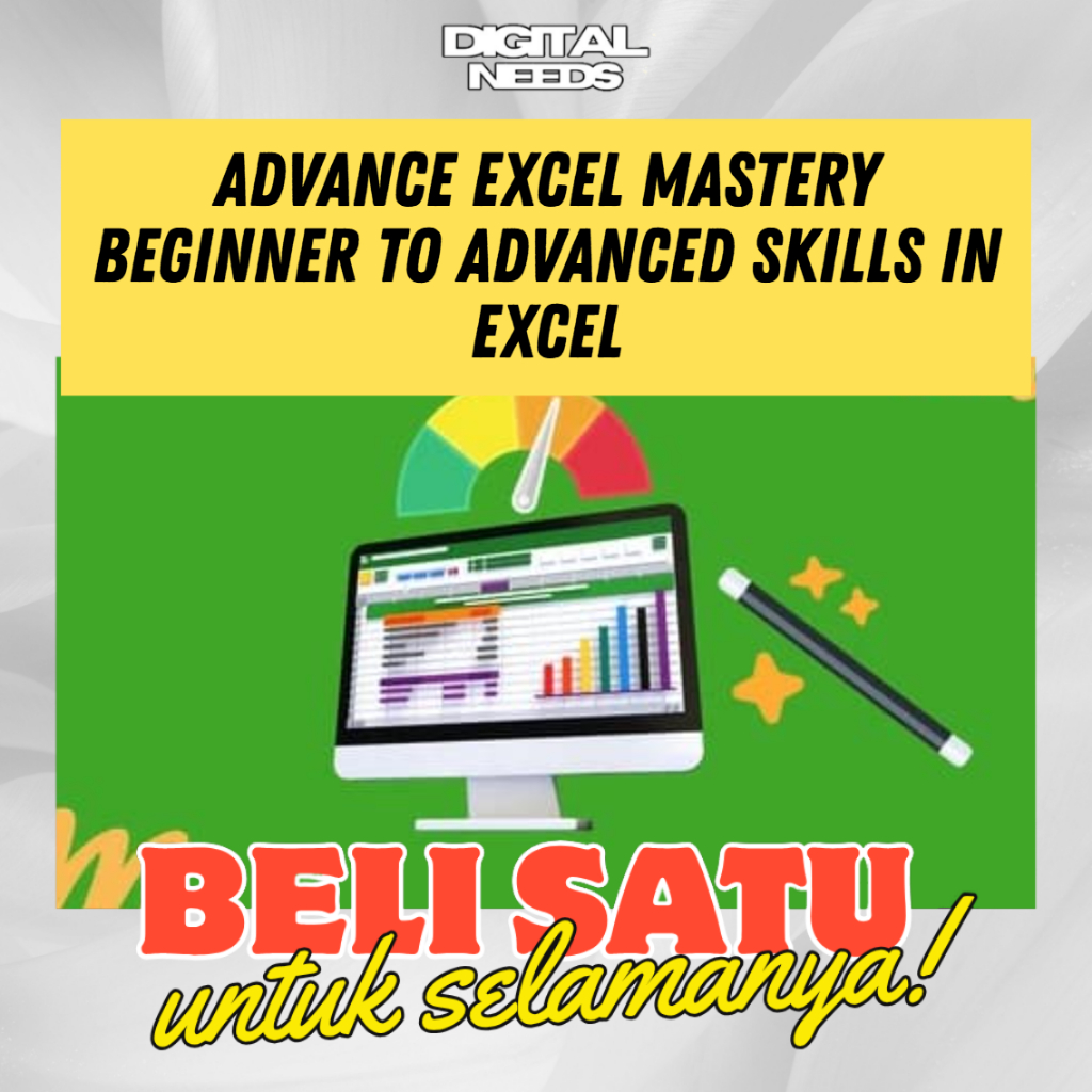 Jual [e-course] Belajar Advance Excel Mastery Beginner to Advanced ...