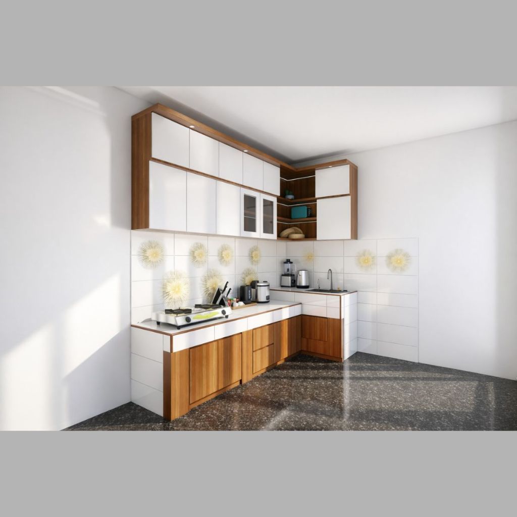 Jual Jasa Desain Dapur & Kitchen Set Minimalis | 3D Render Realistis ...