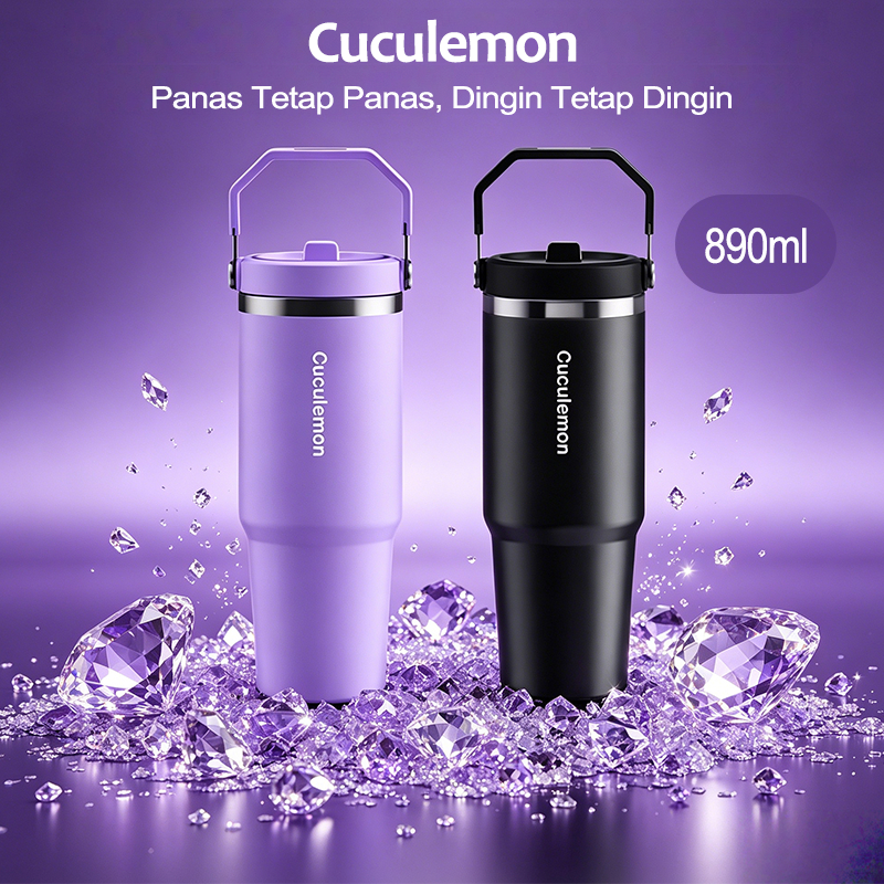 Cuculemon Tumbler 890ml Anti Bocor Tahan Panas