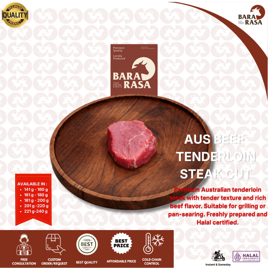 Jual Steak Daging Sapi Prime Cut Tenderloin Sirloin Ribeye - Toko ...
