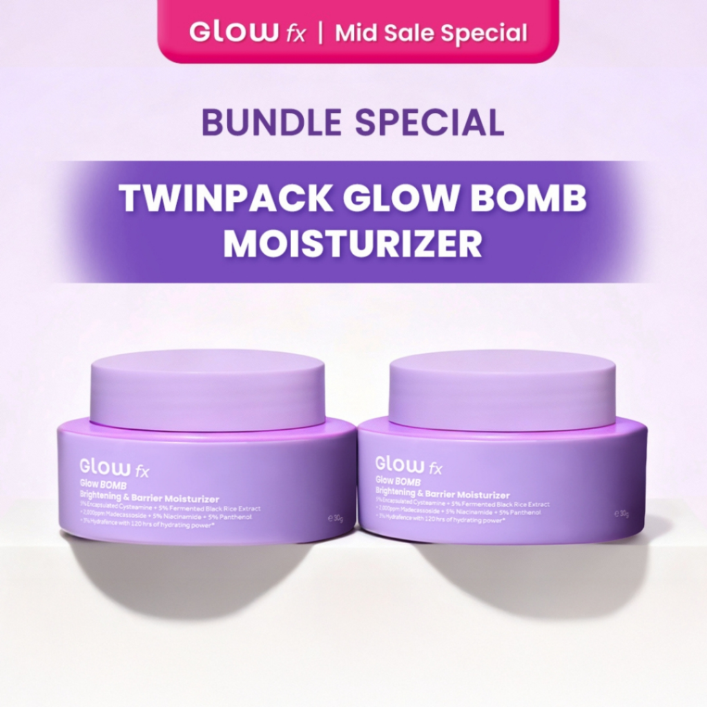 Jual GLOW FX 2pcs Glow Bomb Brightening & Barrier Repair Moisturizer ...