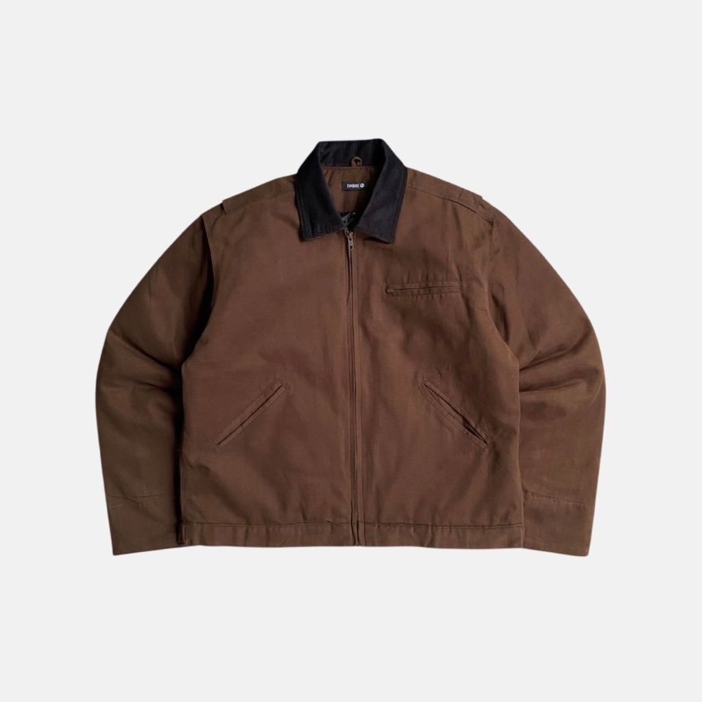 Jual Timbre Work Jacket Quilted Brown | Shopee Indonesia