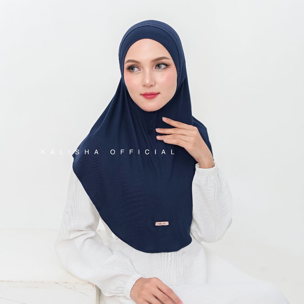 Kalisha X Mima Vanya Instan Bergo Rayon Viscose Ukuran M L