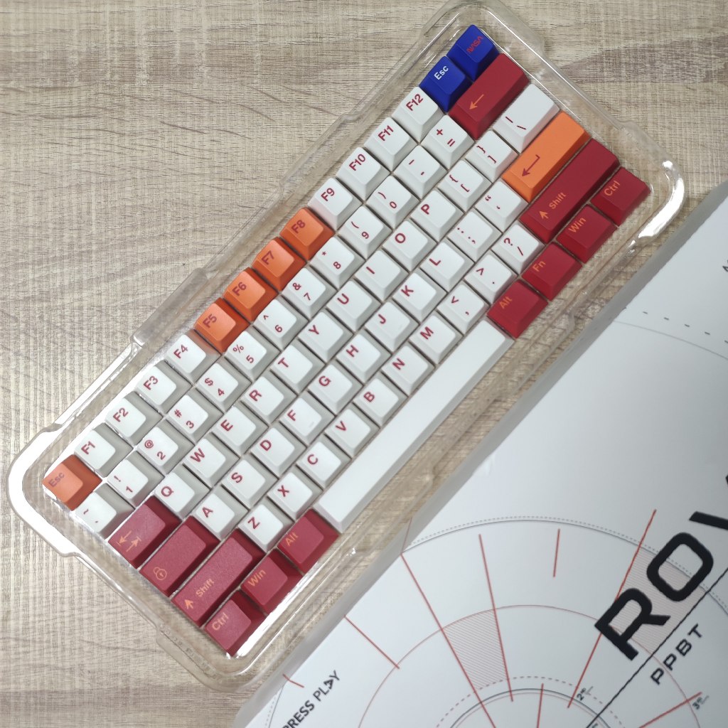 Jual Press Play PPBT Rover PBT Dye Sub Cherry Profile Keycap Set ...