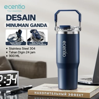 Ecentio Tumbler Stainless 900ml Tahan Panas Dingin