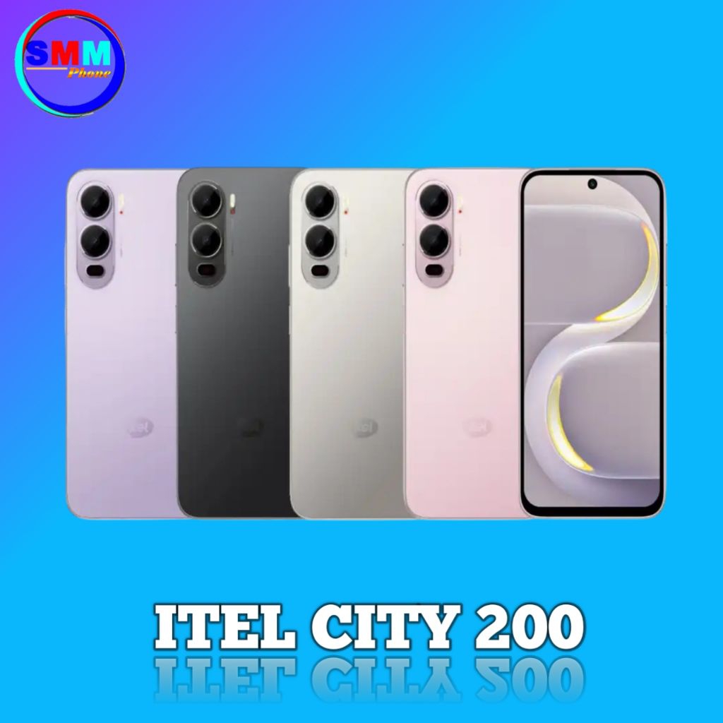 ITEL CITY 200 RAM 8GB ( 4+4GB) ROM 128GB GARANSI RESMI ITEL INDONESIA