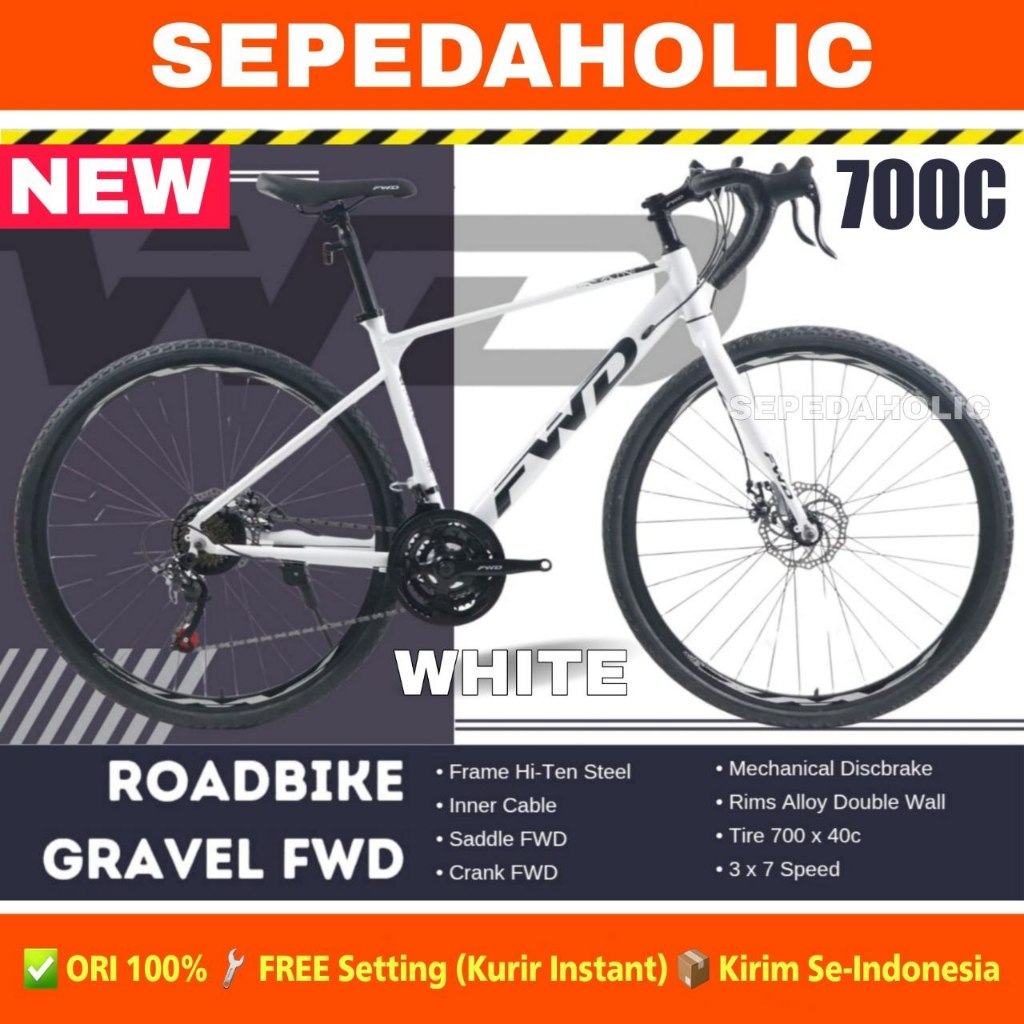 Jual Sepeda Gravel FORWARD FWD 700C 21 Speed | Shopee Indonesia