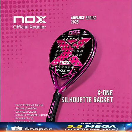 Nox Padel X-One 3K Carbon Promo All Levels dengan harga - slide 1