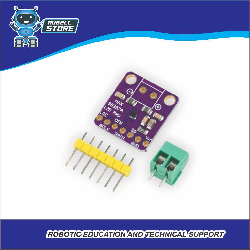 Jual Modul MAX98357a I2S Audio Amplifier Mini Digital Speaker ESP32 ...