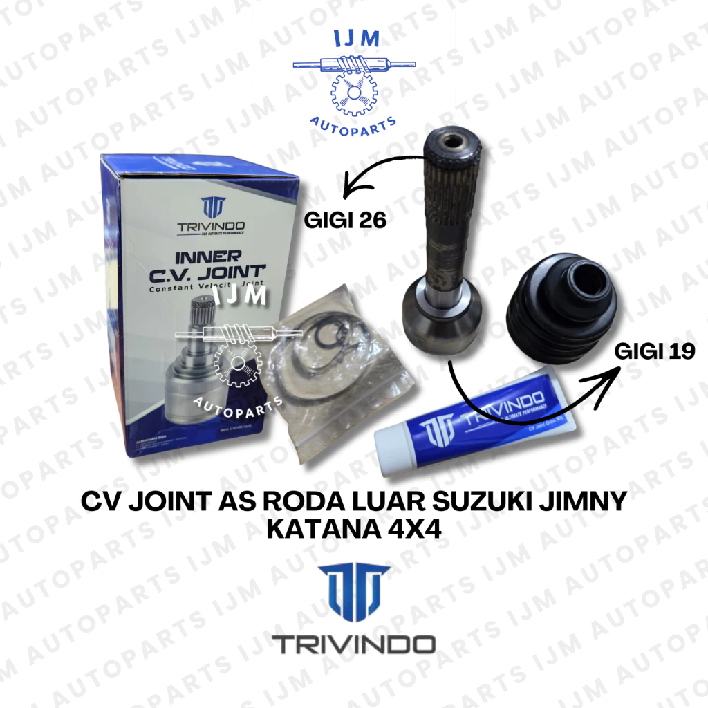 CV Joint As Roda Luar Suzuki Jimny Katana 4x4 Trivindo IJM AUTOPARTS