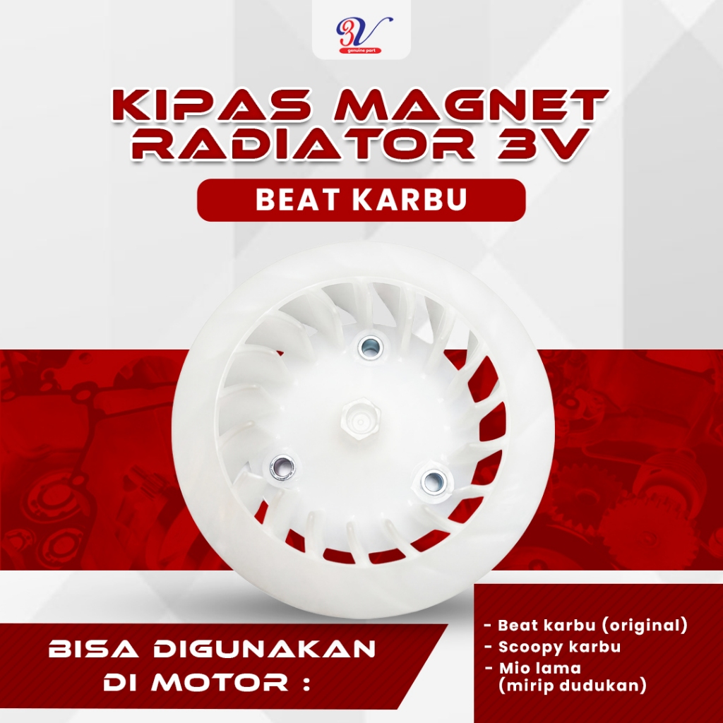 Jual 3VPART Kipas Magnet Radiator 3v beat karbu ( 3V Genuine Part ...