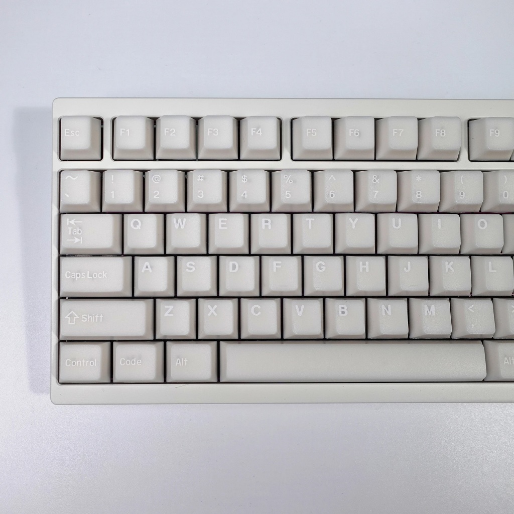 Jual White Jade Doubleshot PBT ABS Keycaps 174 Keys Cherry Profile ...