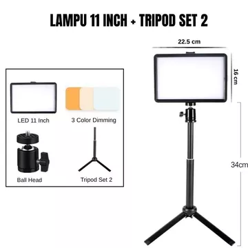 Lampu Foto Lampu LED Video Light Fill Light Tripod Ring Light Lampu Fotografi Live Vlogging