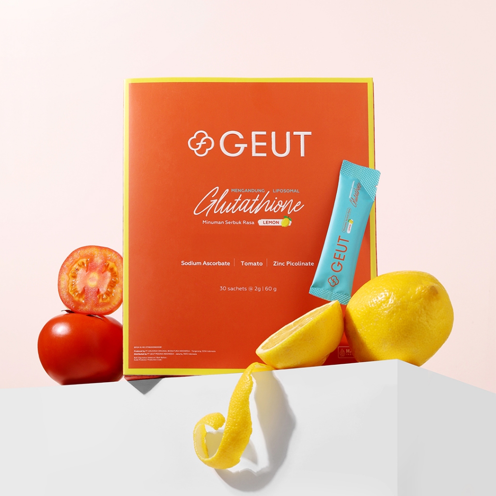 Jual GEUT MELASMA Set 7pcs (Cleanser 100ml + Moisturizer 50g + Sunscreen 75g + Olive Oil 20ml + 2 box Collagen 14sachet + 1 box Liposomal Glutathione 30sachet)