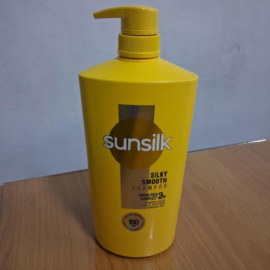Jual Sunsilk Shampoo Silky Smooth 900 ml Kuning | Shopee Indonesia
