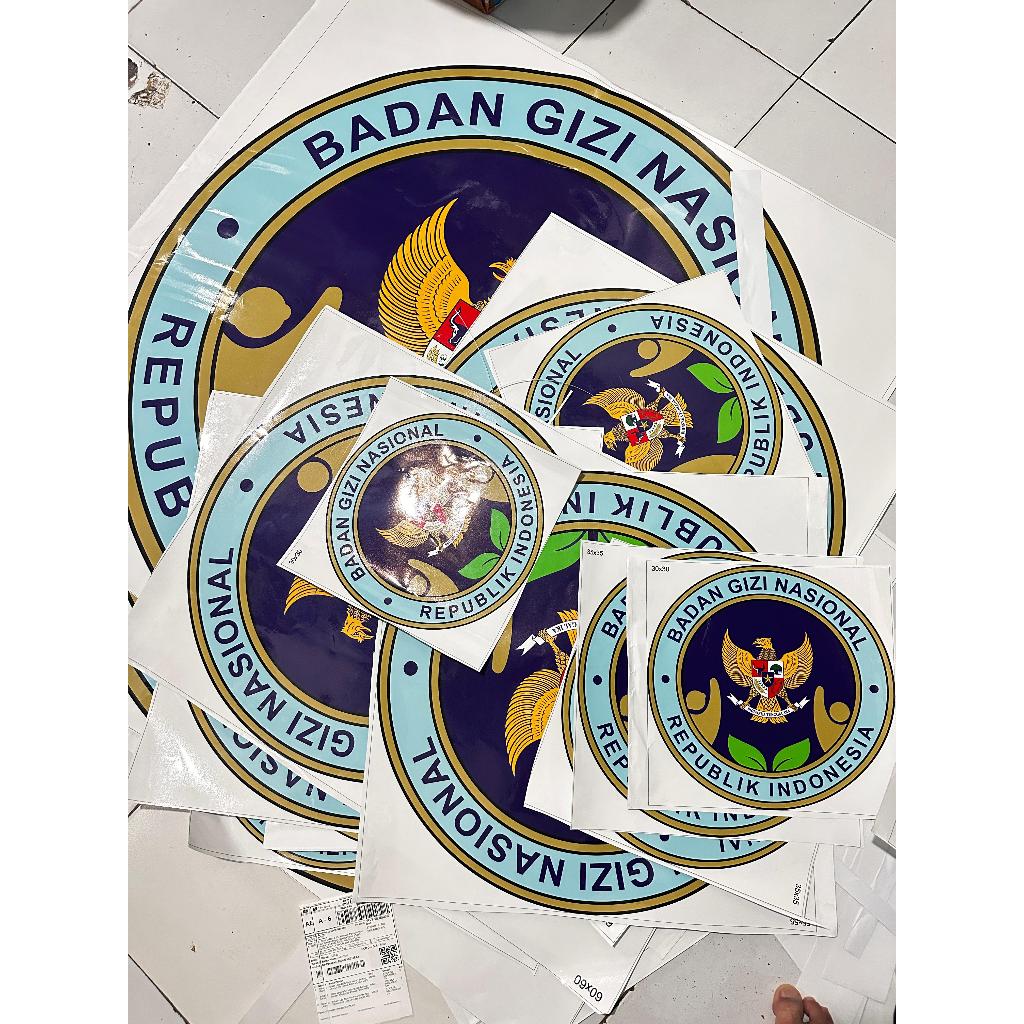 Jual Sticker Logo BGN / Sticker Badan Gizi Nasional / Sticker SPPG Logo ...