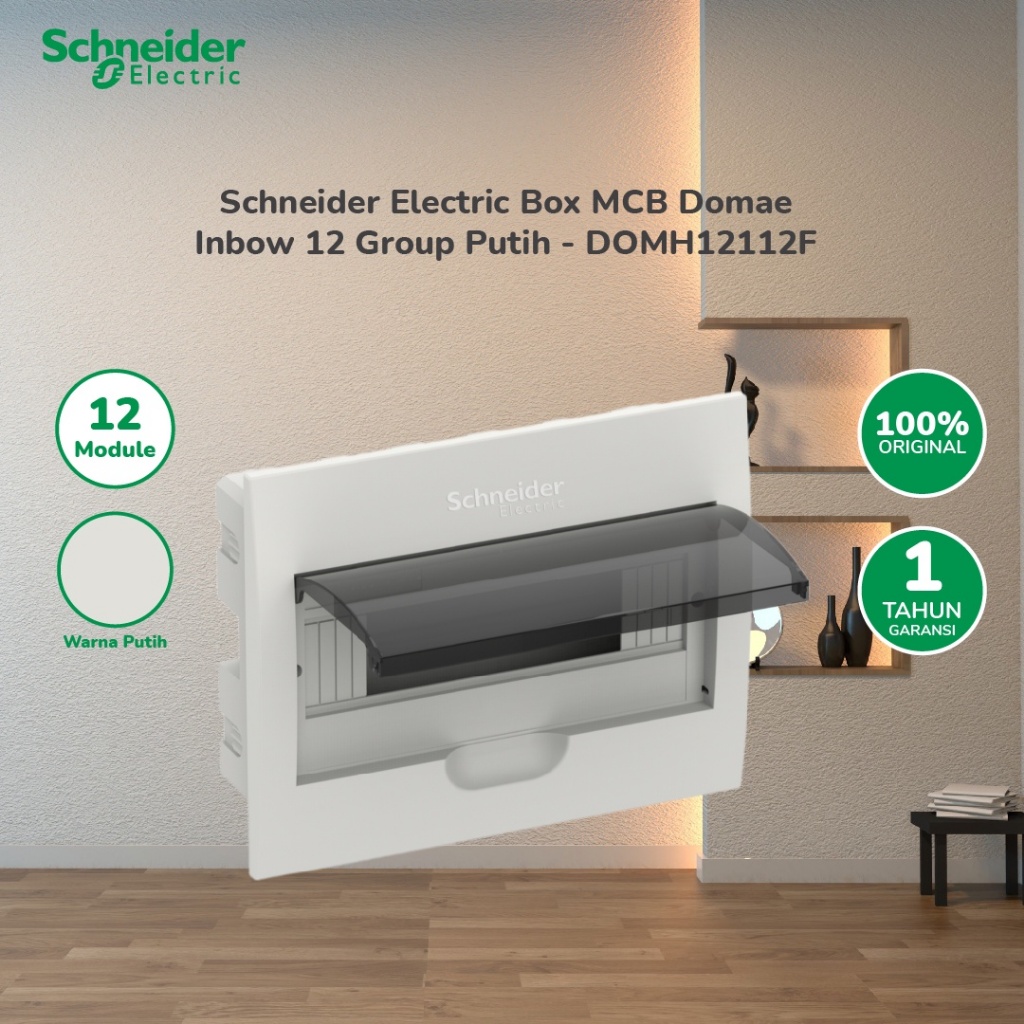 Jual Schneider Electric Box MCB Domae Inbow 12 Group Putih - DOMH12112F ...