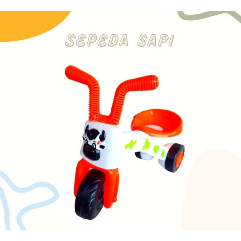 Jual KIDZOONAA - SEPEDA ANAK RODA TIGA / SEPEDA SAPI MUSIK ANAK ...