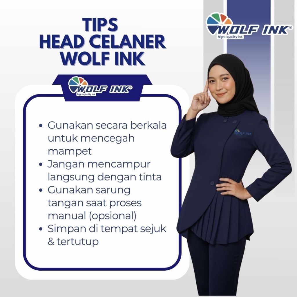 Jual WOLF INK Head Cleaner Printer Cleaning Cairan Pencuci Pembersih ...