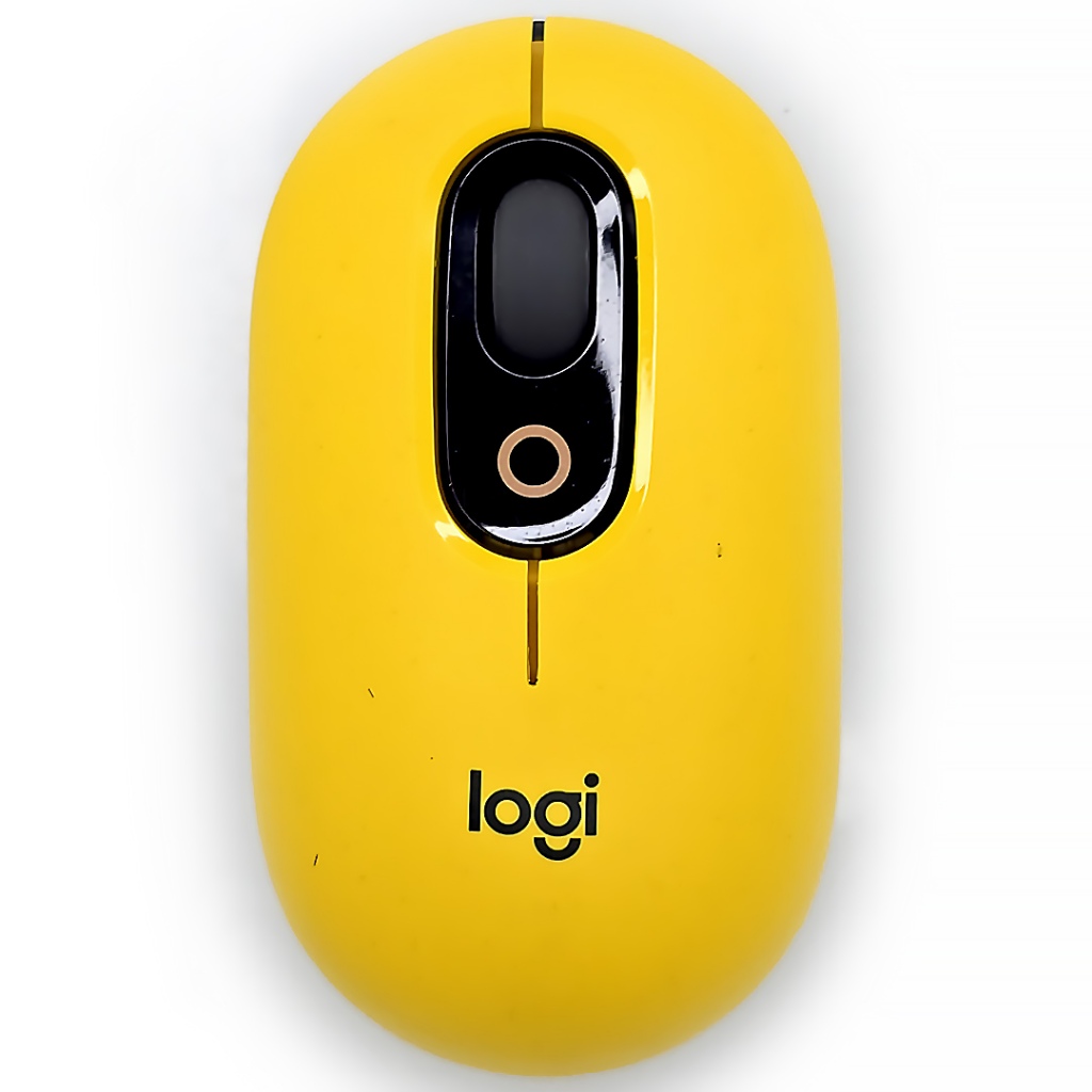 Jual 260424B Original Logitech Pop Mouse Blast Yellow Bluetooth ...