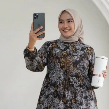 KAYLA MIDI DRES Rayon PREMIUM I PRODUK TERBARU