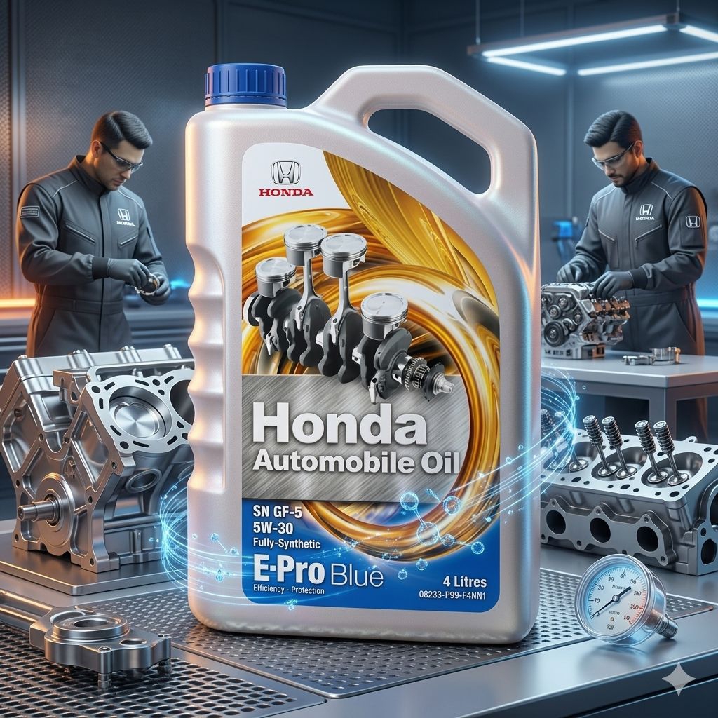 Jual Honda E-Pro Blue 5W-30 4 Liter Oli Mesin Mobil Full Sintetis ...