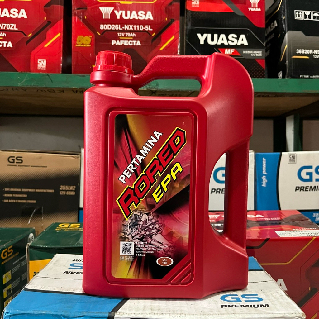 Jual RORED EPA 140 (SAE 140) | 4 Liter | Oli Pertamina | Shopee Indonesia