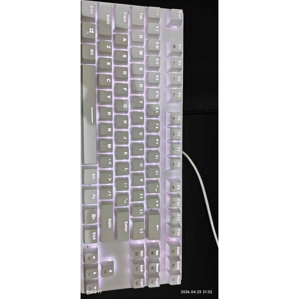 Jual VortexSeries VX7 Pro White TKL Mechanical Keyboard wired Type-C ...