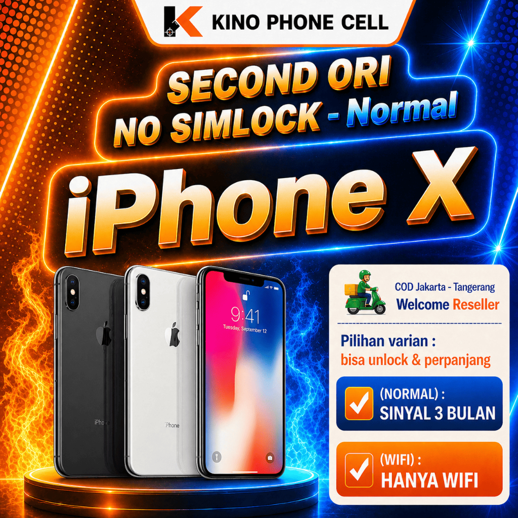 Jual IPHONE X Second inter Normal 64GB 256GB Second Bekas iphone ori ...