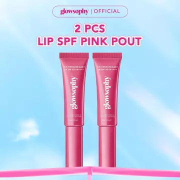 Glowsophy Watermelon Daily Lip SPF 50 PA Melindungi Dari Sinar UVB Dan UVA Menjaga Bibir Tetap