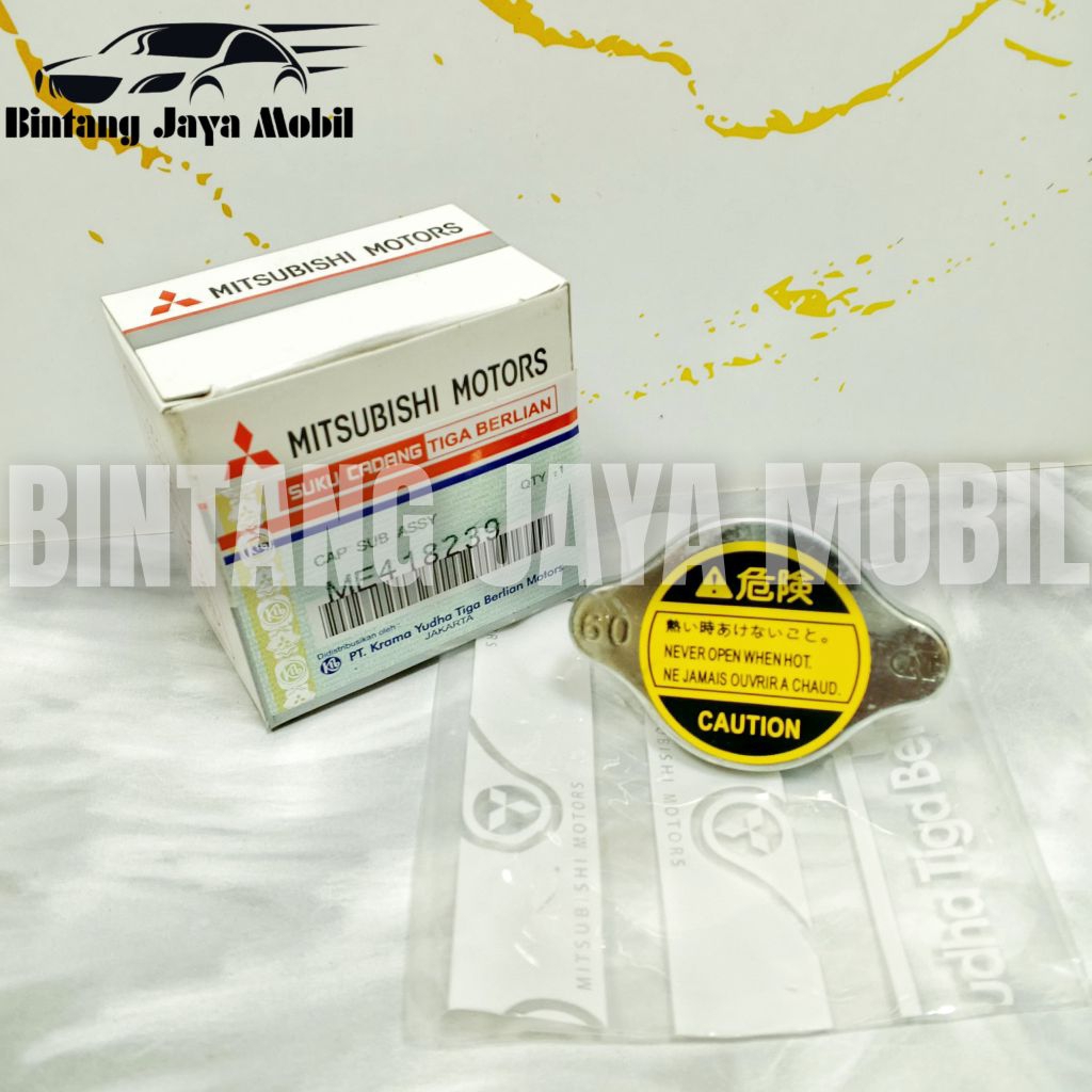 Jual Tutup Cup Radiator Mitsubishi Original Canter Ps125 Ps110 Fuso 1Pc ...