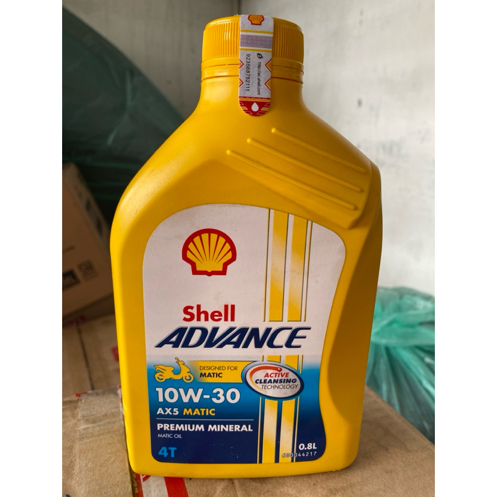 Jual OLI SHELL ADVANCE MATIC AX5 800ML 10W-30 OIL MESIN MOTOR SCOOTER 0 ...