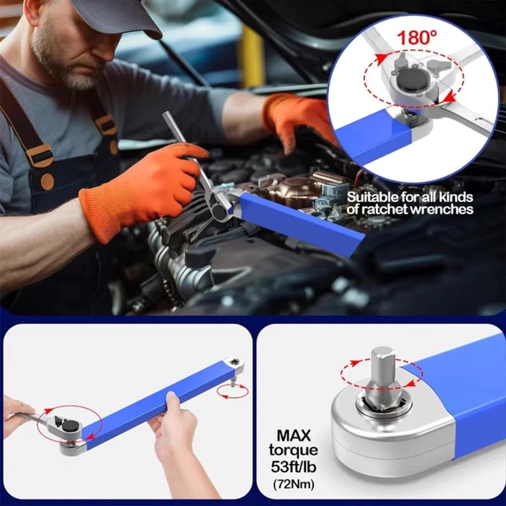 Jual [COD]Wrench Extension, Ratchet Extension Bar, Offset Extension ...