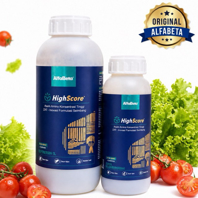 AlfaBeta Highscore Pupuk Asam Amino Organic Fertilizer 1000 ml & 500 ml