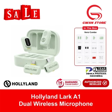 Hollyland Lark A1 Wireless Microphone Smartphone Android IPhone IPad Action Camera Laptop