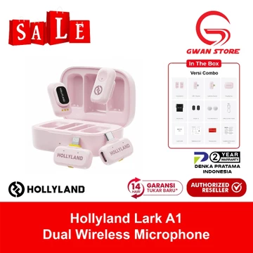 Hollyland Lark A1 Wireless Microphone Smartphone Android IPhone IPad Action Camera Laptop
