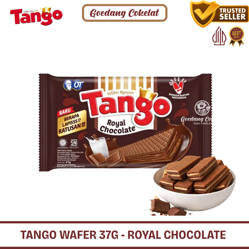 Jual Tango Wafer 37g - Snack Renyah Isi Krim Lezat Varian Rasa Coklat ...