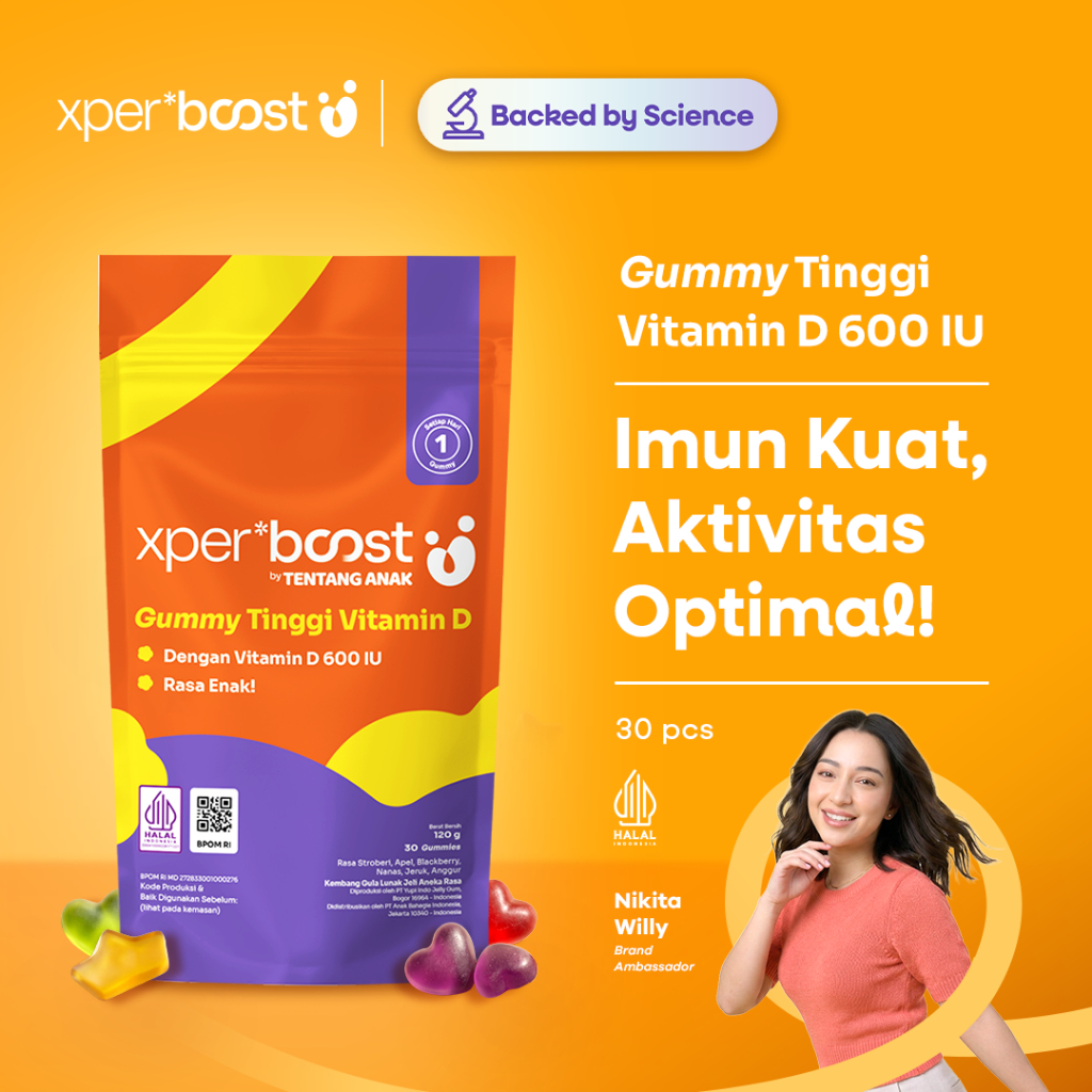 Expert Boost - Gummy Vitamin D 600 Iu | Anak Dan Dewasa Paket 30 Hari 7 - foto 1