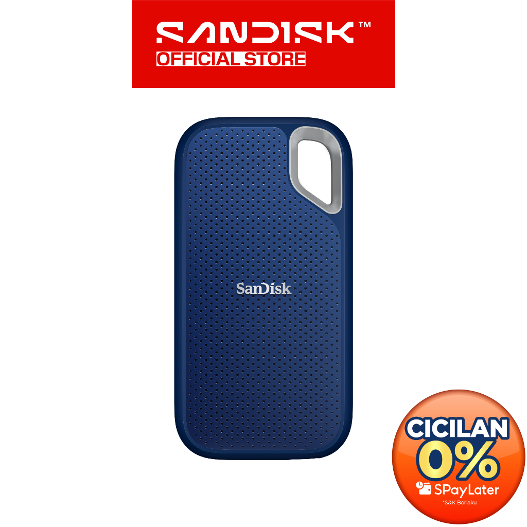 SANDISK Extreme Portable SSD E61 Royal Blue 1TB Type-C USB 3.2 V2 (Up to 1050MB/s)
