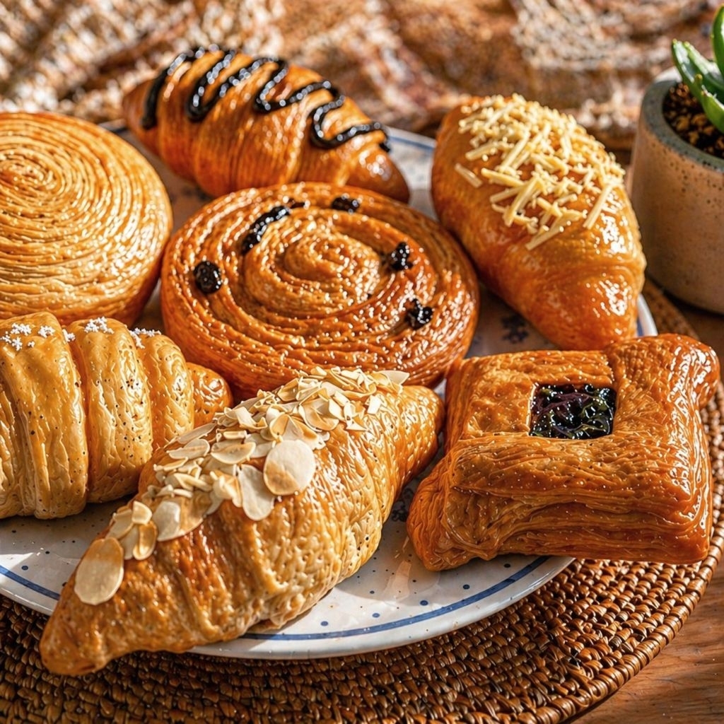 Jual replika makanan roti Puff Pastry dan Danish Pastry Cromboloni ...