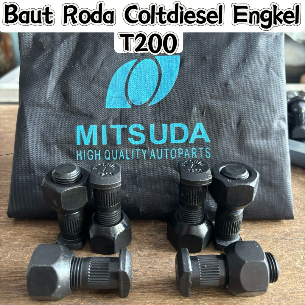Jual Baut Roda Canter Engkel T200 Mitsuda / Baut Roda Coltdiesel Engkel ...