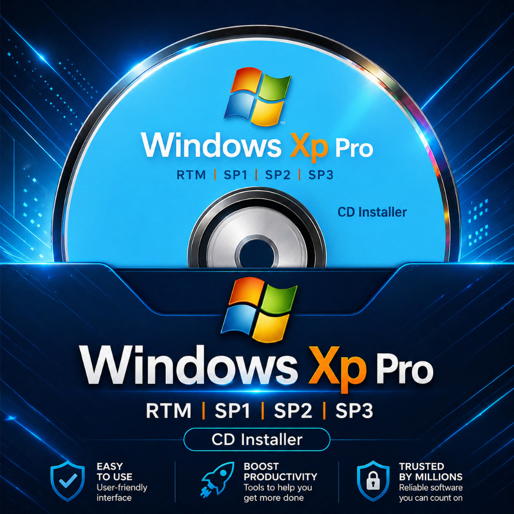 Jual CD Bootable Windows® Xp Pro RTM SP1 SP2 SP3 Product Key License ...