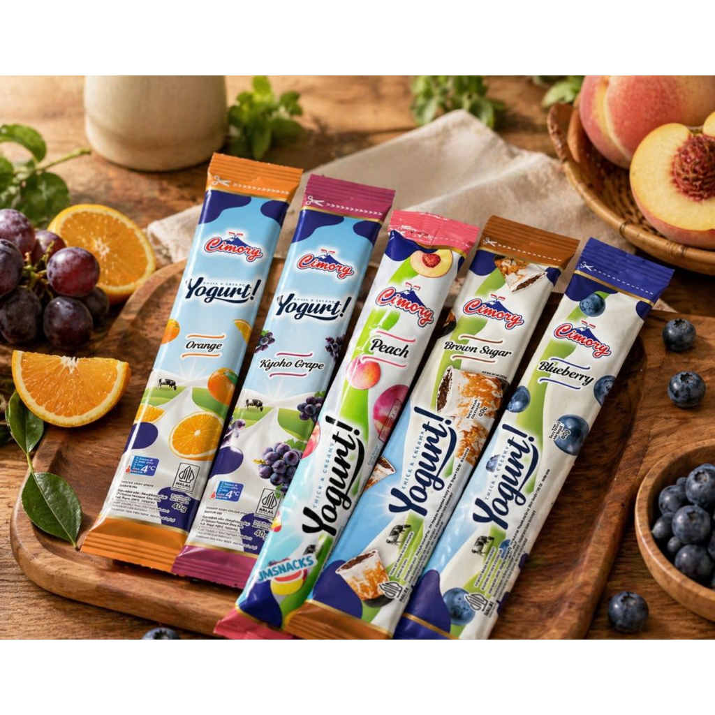 Jual Cimory yogurt stick 40gr (1 Box isi 25 pcs, mix 5 rasa random ...