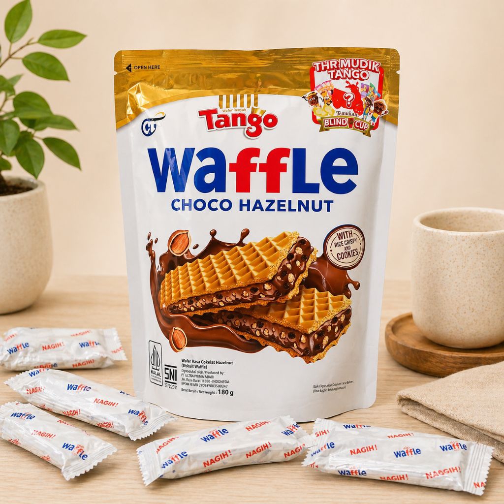Jual Tango Waffle Choco Hazelnut 180g 1 Bungkus isi 18 pcs + Mystery ...