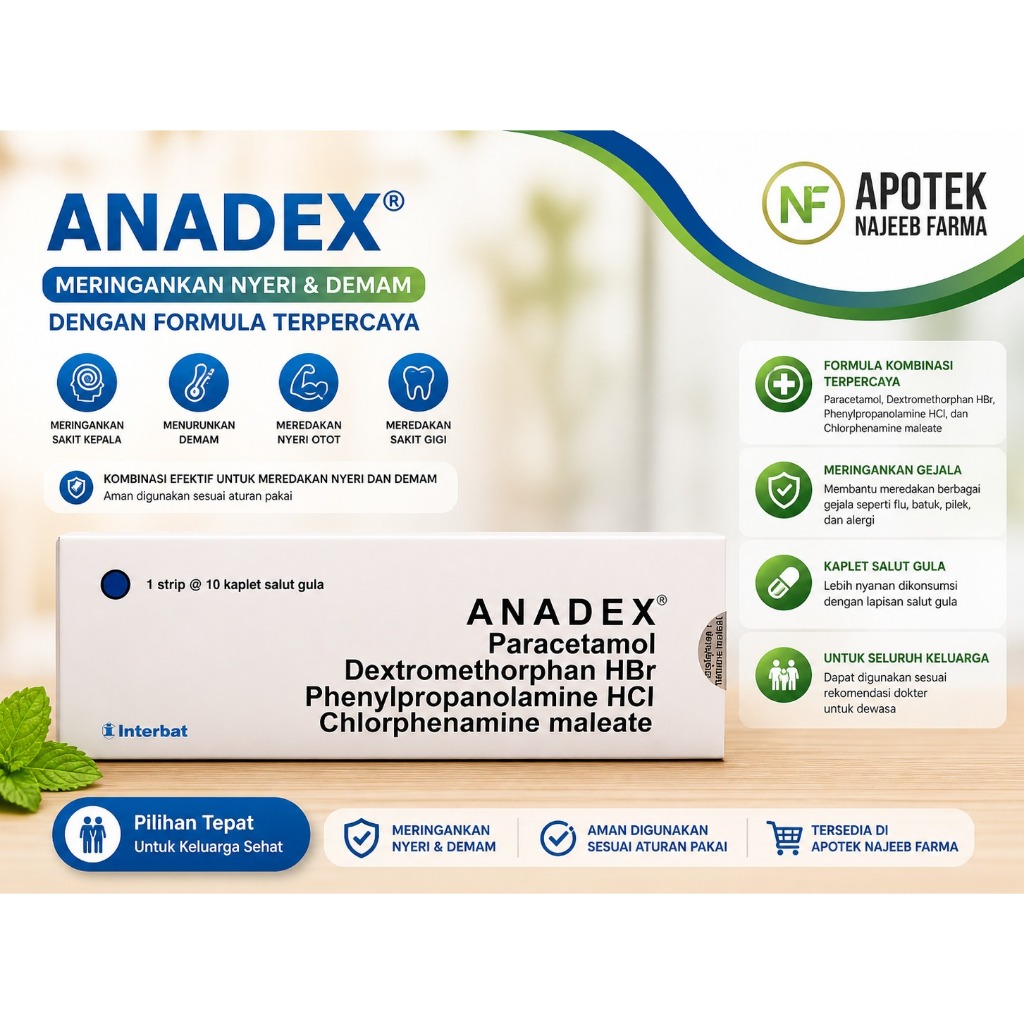 Jual Anadex Terlengkap & Harga Terbaru Juni 2026 | Shopee Indonesia