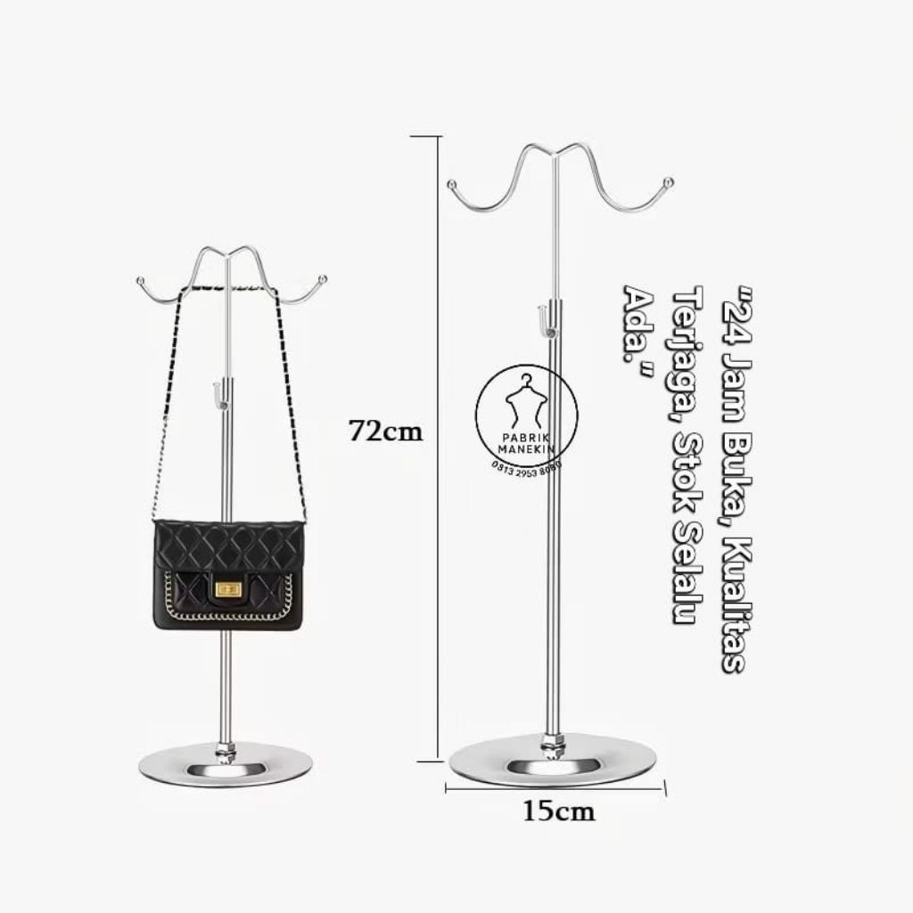 Jual Standing tas / display tas / pajangan tas / gawang tas | Shopee ...