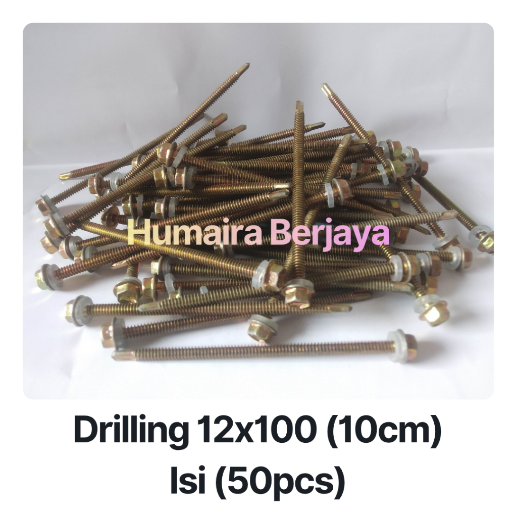 Jual Baut Drilling 12x100 (10cm) / Drilling Esbes Gelombang Besar kunci ...