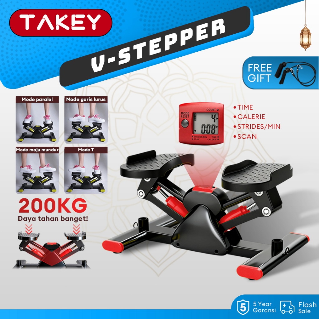 Jual TAKEY V Mini Side Stepper V-shape Stepper Walker Glider Steper ...